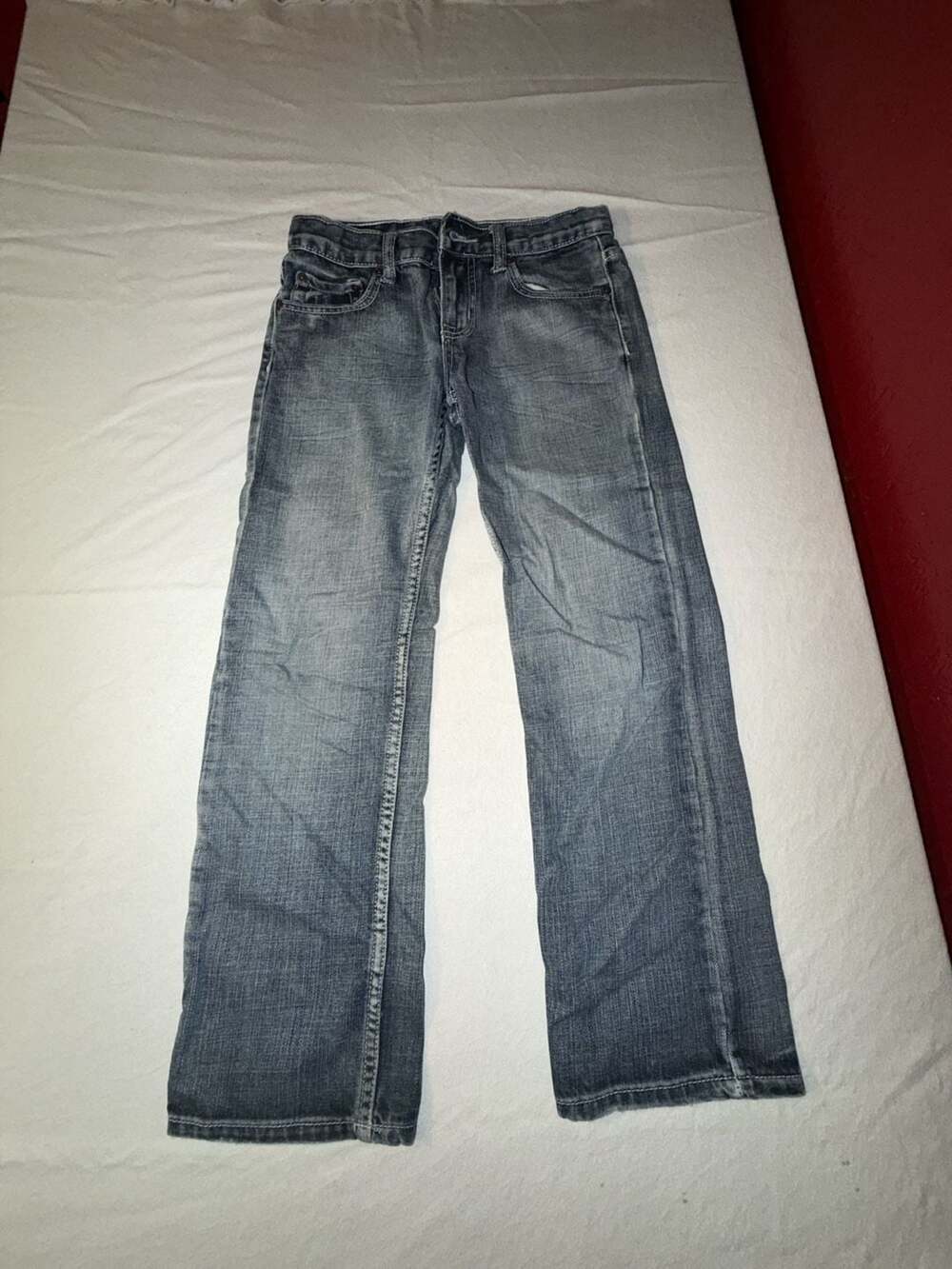 Flypaper Straight Leg Denim Jeans Size 10 Blue